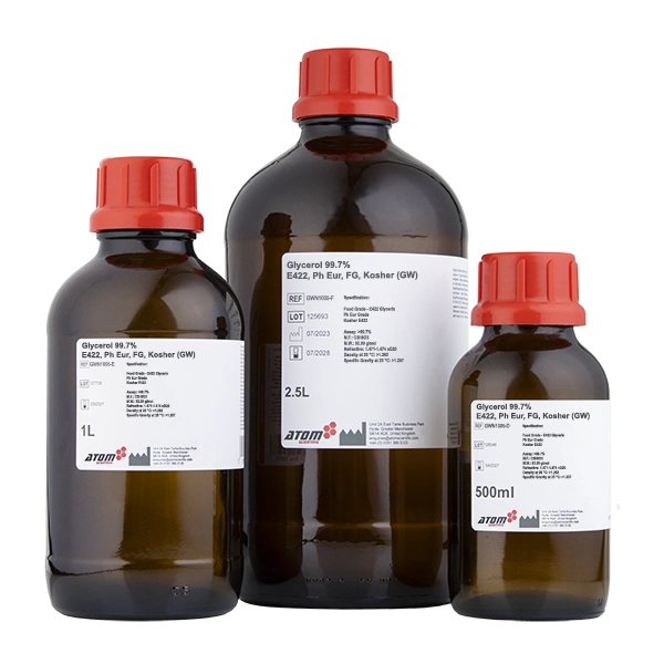 Glycerol 99.7% E422, Ph Eur, FG, Kosher (GW) Group Picture