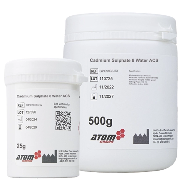 Cadmium Sulphate 8 Water ACS Group Picture