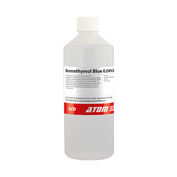 Bromothymol Blue 0.04% Solution 20% Alcoholic - 500ml