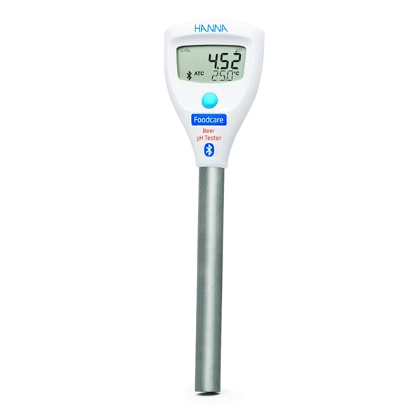 HALO2 Wireless pH Tester for Beer with built-in specialized electrode - 1 Pack