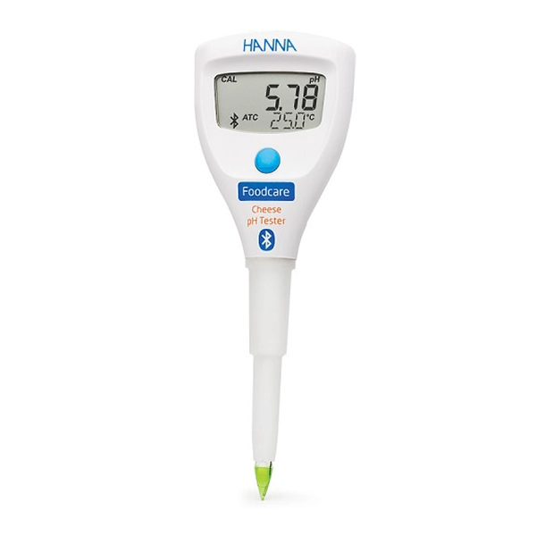 HALO2 Wireless pH Tester for Cheese with built-in specialized electrode - 1 Pack