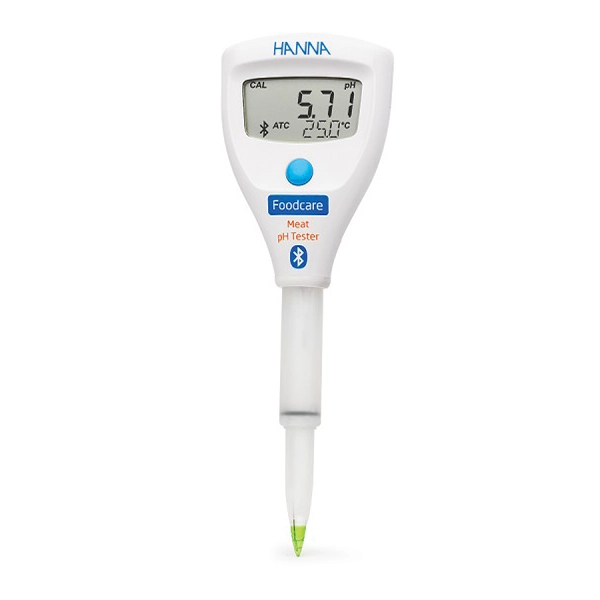 HALO2 Wireless pH Tester for Meat with built-in specialized electrode - 1 Pack