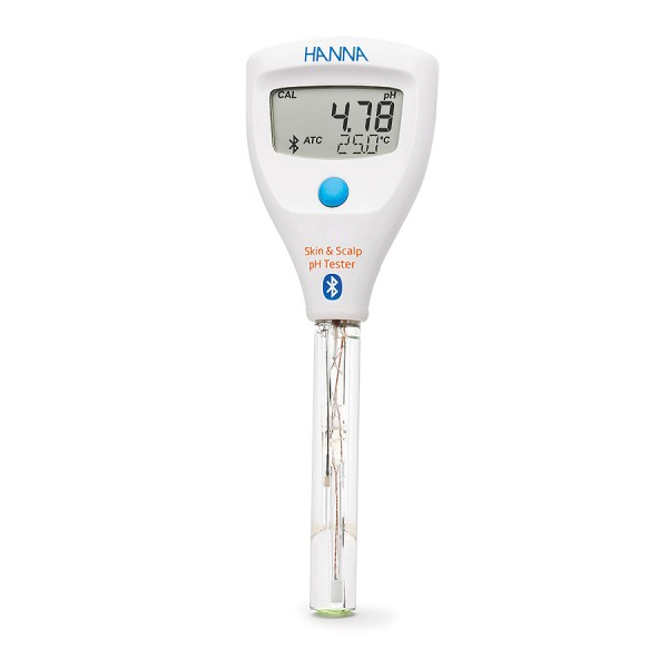 HALO2 Wireless pH Tester for Skin & Scalp with built-in specialized electrode - 1 Pack