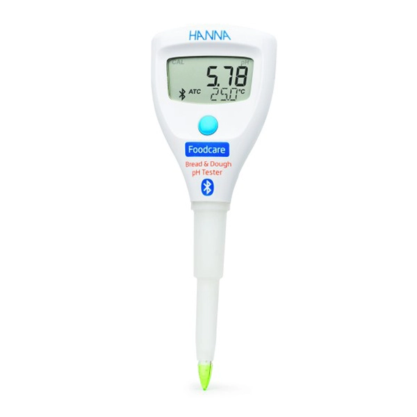 HALO2 Wireless pH Tester for Bread and Dough with built-in specialized electrode - 1 Pack