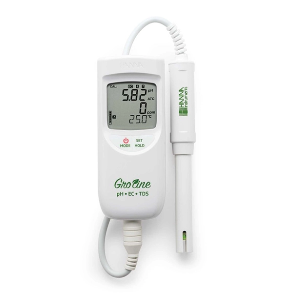 Groline Hydroponic Portable pH/EC/TDS/Temperature Meter
