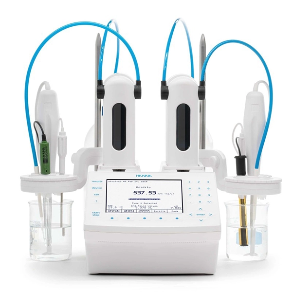 Automatic Potentiometric Titration Systems (pH/mV/ISE), Two Input, HI-932C2-02