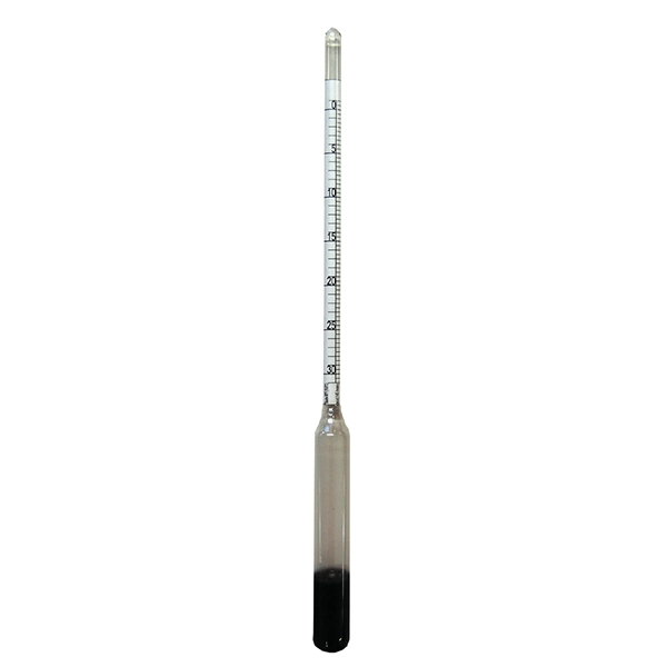 Baume Hydrometer, 0.0 - 70.0 Baume, Large Divisions