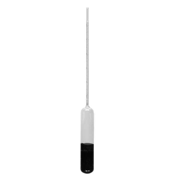 Alcohol Sikes Hydrometer, 0 - 100 (Sikes Units)