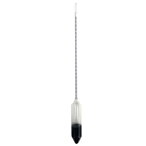 Brix Hydrometer (Alcohol Hydrometer), 0.0 - 80.0 g/ml, Large Divisions