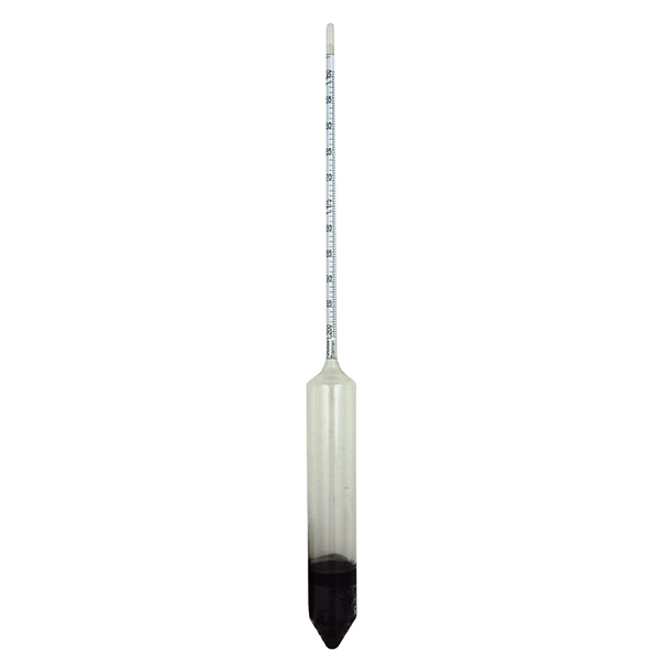 ASTM 100 Hydrometer  Medium Surface Tension, 1.000 - 1.500 SG