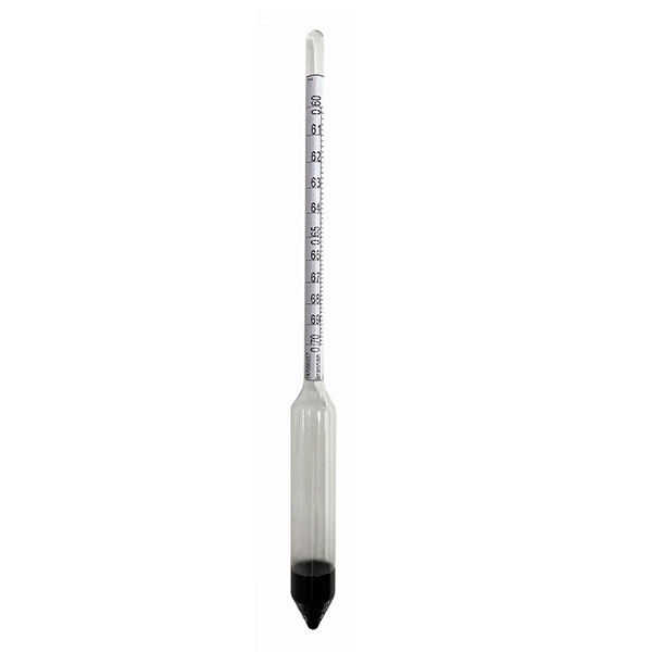 M100 SP Sub-Series Density Hydrometer for Petroleum, 0.60 - 1.0 g/ml, Low Surface Tension