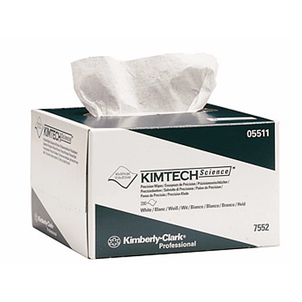 Wipes, Precision, Kimtech Science, White, 114mm x 213mm, 286 Sheets