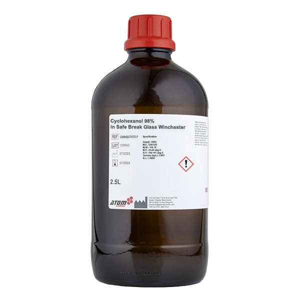 Cyclohexanol 98% in Safe Break Glass Winchester
